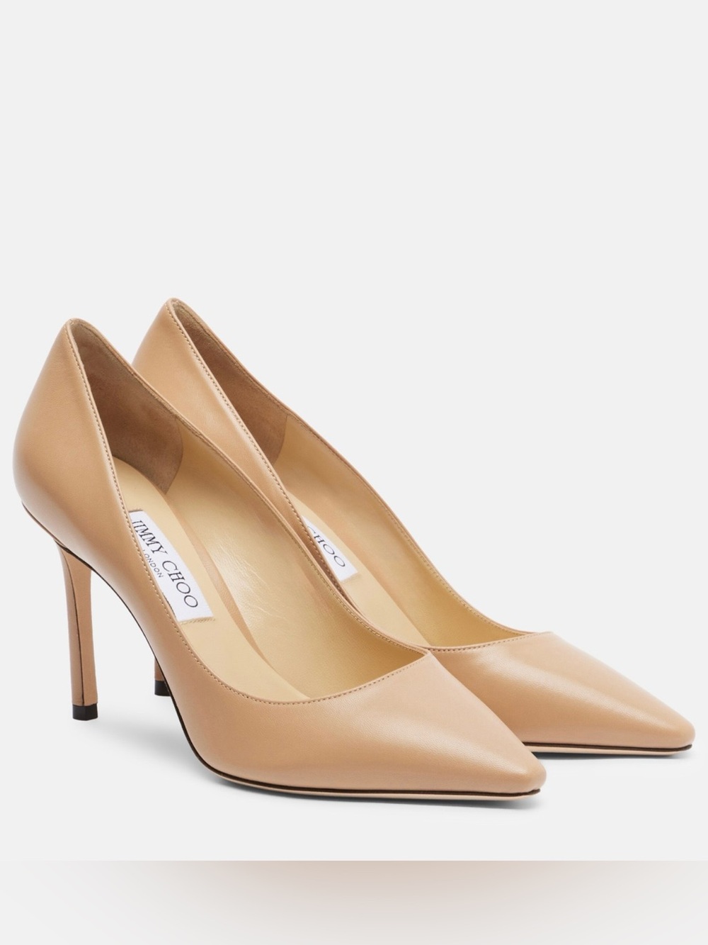 NWT Authentic Jimmy Choo Romy 85 Leather Pump Size 38.5